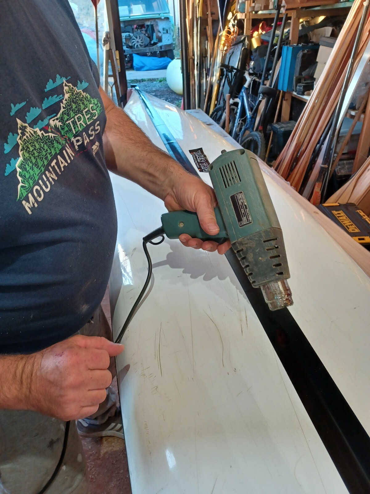 Canoe ,Kayak, Boat, Keel, Hull protection Yaker Tape, Skid Plate 100mm