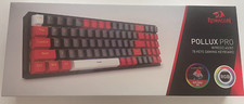 Redragon K628 PRO 75 3-Mode Wireless RGB Gaming Keyboard, 78 Keys, Red Switch