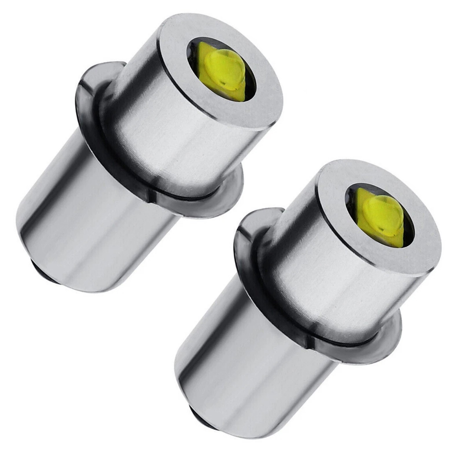 2x P13.5S LED Bulb 3W 6-24V For Ryobi P704 FL1800 Flashlight Replacement Lamp