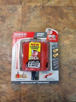 NEW Diablo DHS2687CT Carbide-Tipped Wood and Metal Hole Saw 2-11/16 ~ Free Ship.