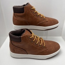 Polo Ralph Lauren Polo Court Sneaker Boot Big Kid Size 5 Boys