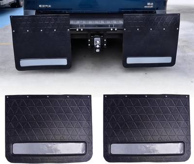 2 Pack Truck Mud Flaps for Pickup Trucks, Trailers, Semi Trucks, Splash Guards