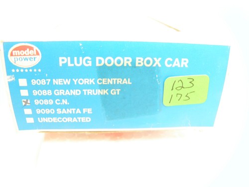 MODEL POWER - 40' BOXCAR - CANADIAN NATIONAL - CN #123175 - HO SCALE - Picture 8 of 8