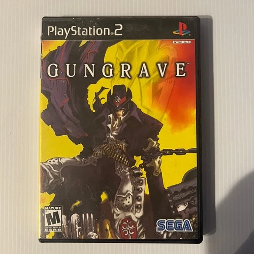 GUNGRAVE (2002) PS2 PlayStation 2 Black Label SEGA Yasuhiro Nightow CIB NM