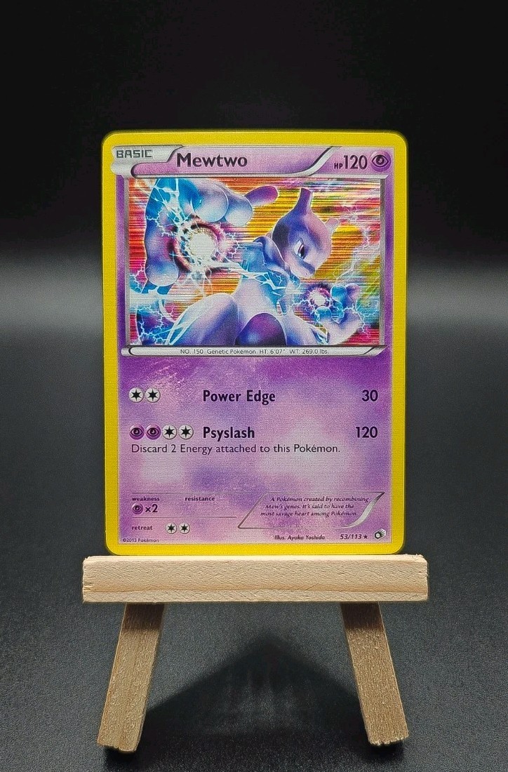 Mewtwo - 53/113 – Legendary Treasures – Rare Holo Pokémon Card – NM-