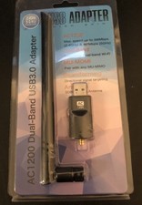 1200Mbps Duel-Band USB 3.0 Adapter 2.4G/5GHz w/Antenna New