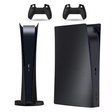 PEYANZ Faceplate for PS5 Digital Edition, Cover Plate, ABS Shell, Printed Log...