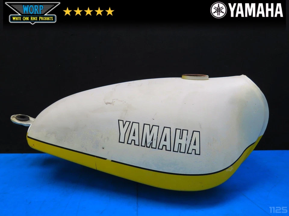 1974 YAMAHA TY250 TRAIL 250 GAS TANK FUEL CELL PETROL CONTAINER ~ GENUINE OEM - Image 4 of 4