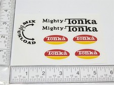 Mighty Tonka 1974/75 Ready Mix Cement Truck Replacement Sticker Set TK-329