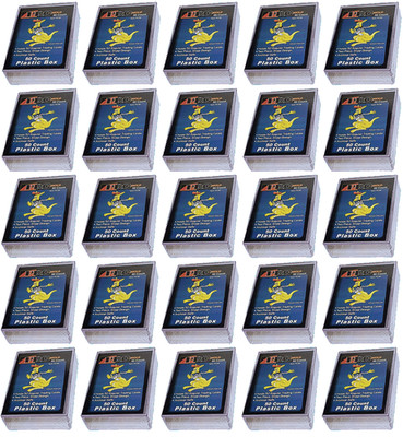 25 Pro Mold 50 Count Snap Storage Boxes Trading Card Plastic PC50 Sports Clear