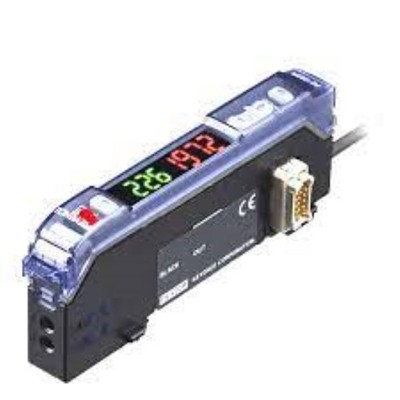 Keyence FS-V22 Digital Fiber Optic Sensor, Fiber Expansion Unit, NPN