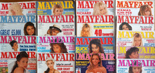 Job lot of 17 vintage MAYFAIR magazines Free UK Postage