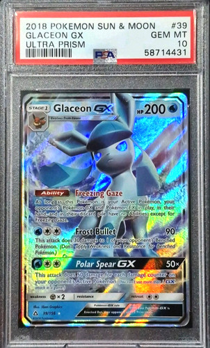 Glaceon-GX graded PSA 10 for sale on eBay