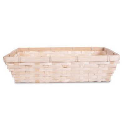 10x Bambus natürliche Farbe Wicker Bread Basket Shop Display Weihnachten Hamper
