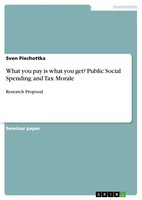 Sven Piechottka | What You Pay Is What You Get? Public Social Spending And...