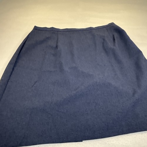 Spago Collection Women's Suit Jacket & Skirt Blue Size 24 Classic Vintage NWT - Picture 8 of 15
