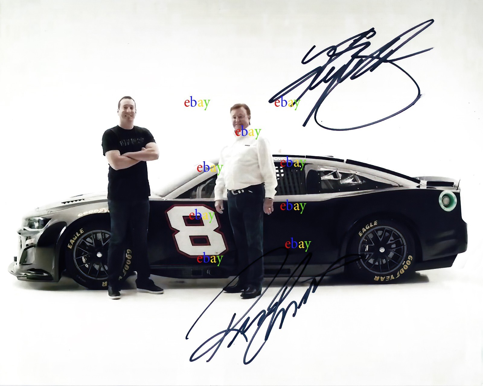 Kyle Busch & Richard Childress Nascar Signed Autographed 8x10 photo Reprint