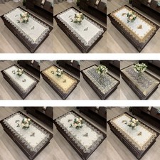 Tovaglia europea in pizzo fatta a mano all'uncinetto per tavolino matrimonio festa