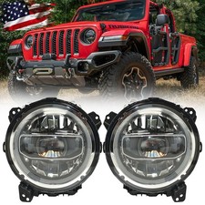 LED Headlight Plug and Play for Jeep Wrangler JL 2018 2019 GladiatorJT 2020-2024