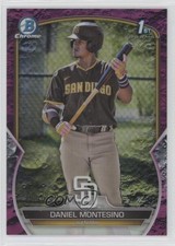 2023 Bowman Fuchsia Lunar Crater Refractor 94/199 Daniel Montesino #BCP-114 10vb