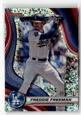 2024 Bowman's Best #32 Freddie Freeman Mini-Diamond Refractors #/299