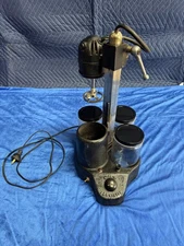 Vintage L&R Master Precision Watchmaker Watch Cleaning Machine with Jars Tested