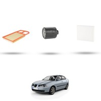Hoffcar Wartungsset - 3 Filter Kompatibel Mit Seat Cordoba III 1.6 16V 74KW D