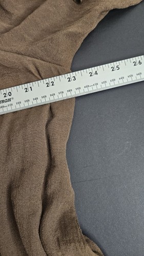 Freches Bling Damen Tunika Kleid Gr. L braun Rüschenbesatz Glockenärmel - Bild 7 von 9