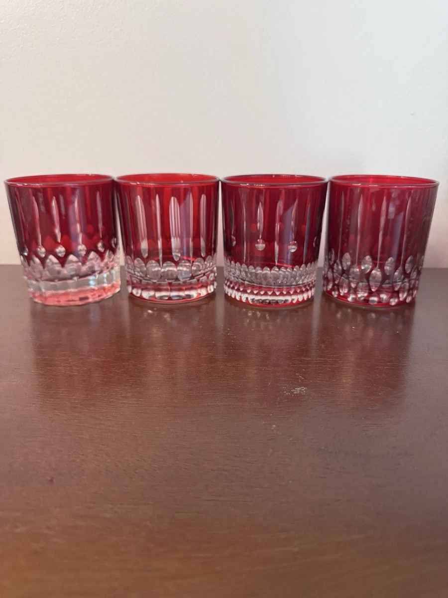 Red Glassware & Drinkware for sale - eBay