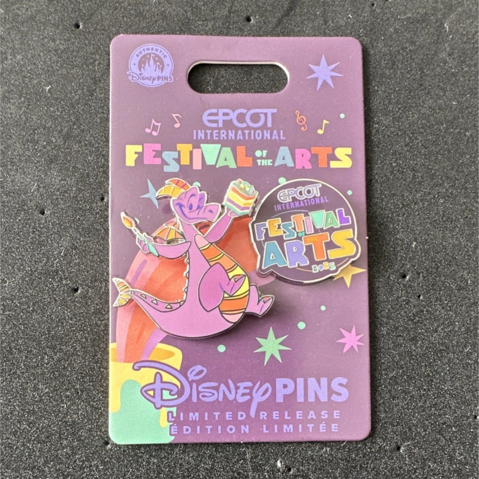 Disney Figment Festival of the Arts EPCOT Pin 2023 Limited Release