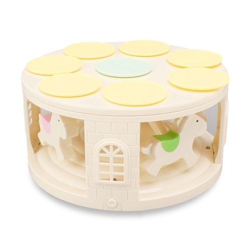 Cupcake Stand for Wedding Party Supplies, Cake Stand LED Carousel Automatic R...