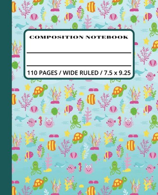 Wide-Ruled Composition Notebook:: esthetic and Cute Design | Perfect for Teen Gi