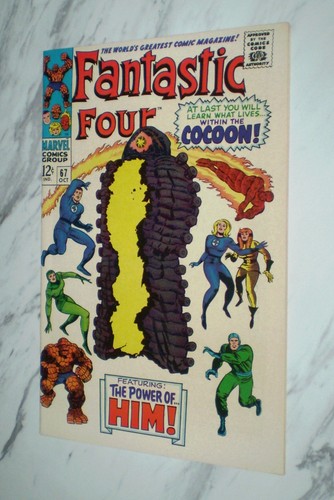Fantastic Four #67 NM/MT 9.8 WHITE 1967 Marvel origin of HIM 1st Warlock part 2
