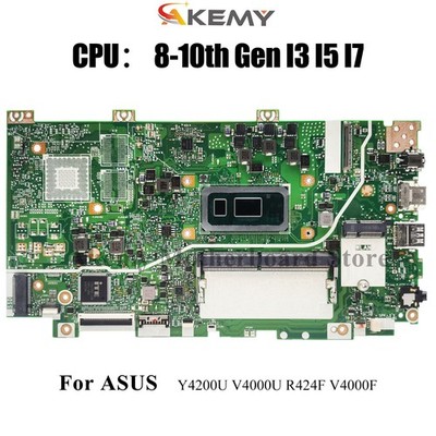 X412FAC Motherboard For ASUS V4000F X412FL R424/X412FJC X412FLG Mainboard W/CPU