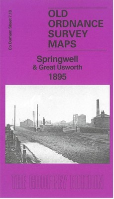 Springwell & Great Usworth 1895  County Durham Sheet 7.10 by Anthea Lang