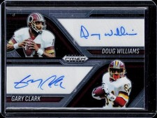 2025 Prizm Black #13 Doug Williams/Gary Clark Dual Autographs