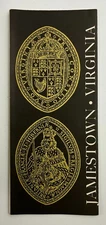 1965 Jamestown Virginia VA History Recreation Map Vintage Travel Brochure