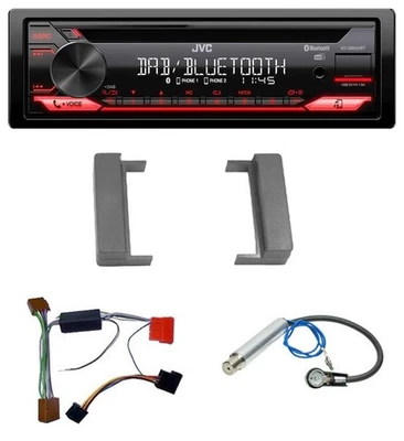 JVC CD DAB USB Bluetooth MP3 Autoradio für Audi A2 A3 8L A4 B5 TT 99-06 Aktivsys - Bild 1 von 4