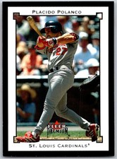 ⚾ 2002 Fleer Premium #186 Placido Polanco St. Louis Cardinals