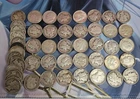 50 Silver Dimes Roosevelt Mercury 90% US Silver. One Rolls Worth $5 Face Value