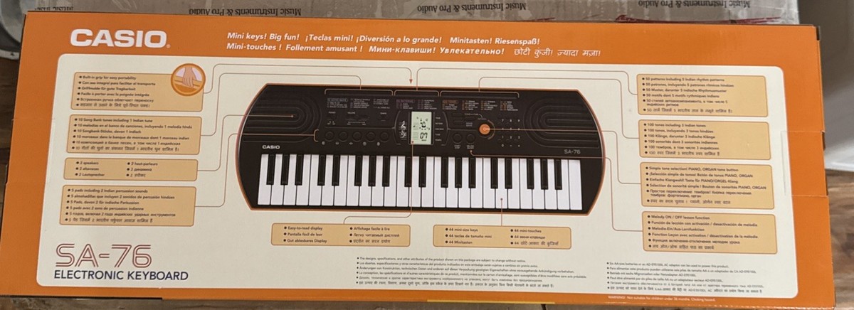 Casio SA-76 44-Key Mini Personal Keyboard for sale online | eBay