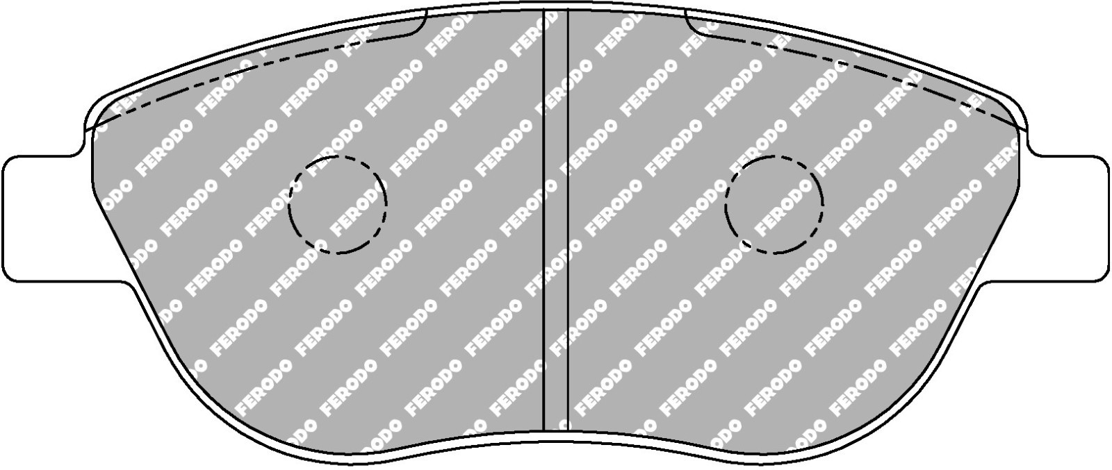 Front Ferodo DS2500 Brake Pads for Peugeot 307 1.4 1.6 2.0 Bosch Caliper