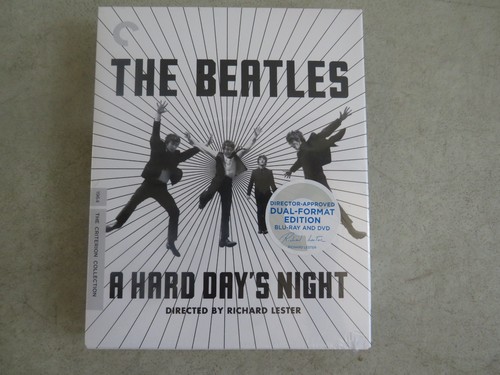 Sealed Criterion The Beatles A Hard Days Night Director Approved Blu Ray + DVD