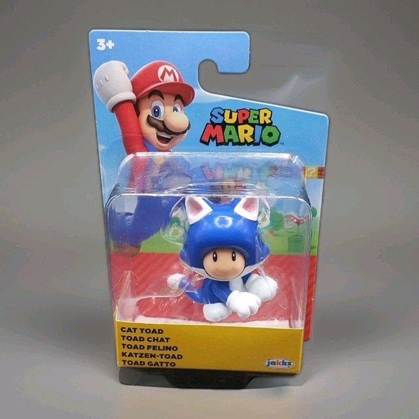 Nintendo Super Mario Cat Toad Katzen Toad Figur 5Cm Jakks Pacific Neu & Ovp-image