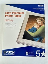 Epson Ultra Premium Photo Paper Glossy 8.5x11 S042175 - 50 Sheets
