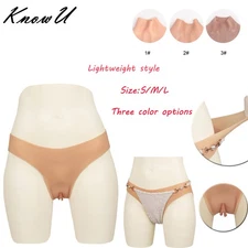 KnowU S/M Realistic Silicone Panties With Fake Vagina for Crossdresser Cosplay