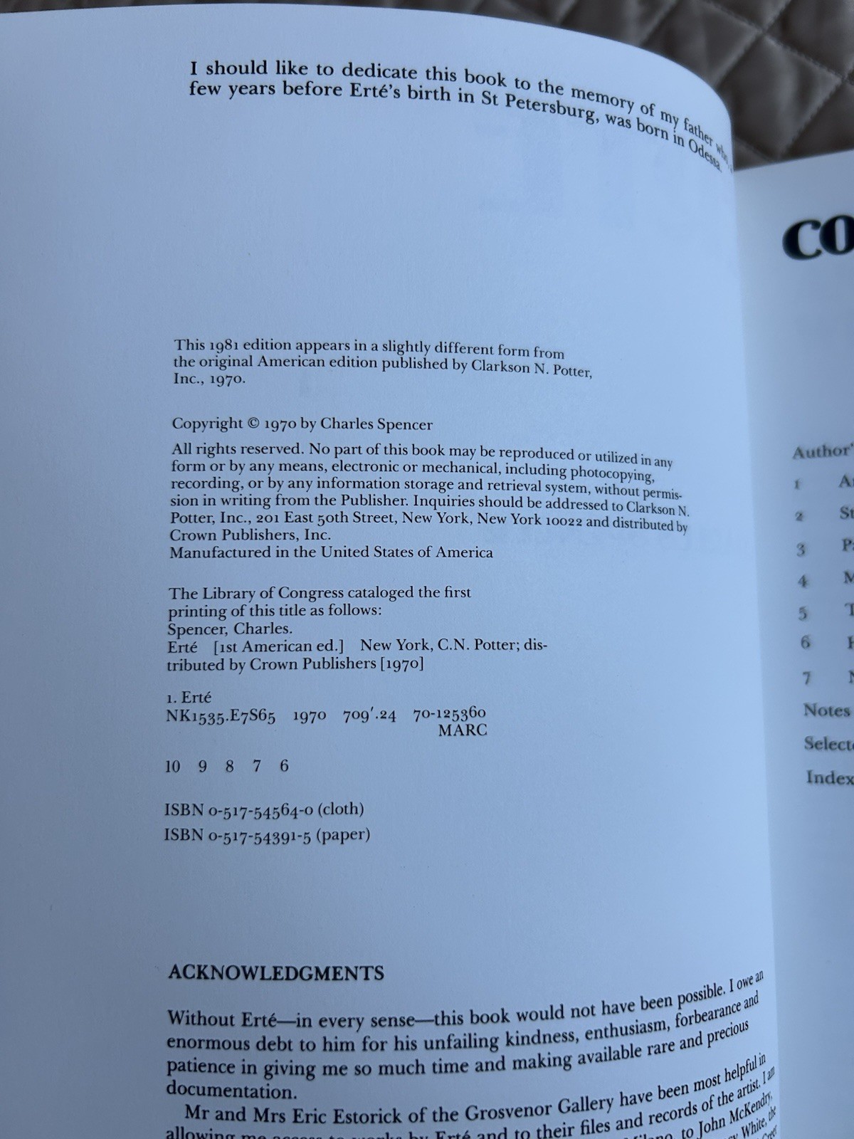 ERTE Graphics 50 Prints in Full Color + ERTE by Charles Spencer Drawings Fashion