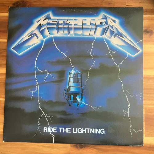 Metallica - Ride The Lightning 1990 Korea Vinyl LP With Insert