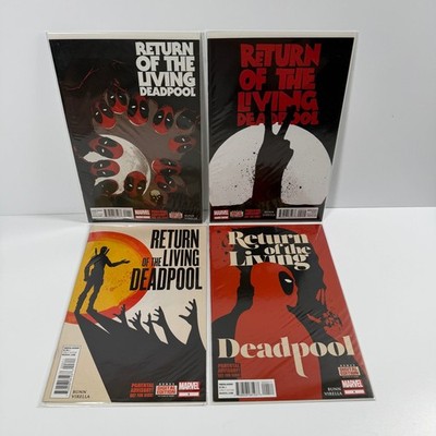 Return of the Living Deadpool Comic Lot of 4 Issues #1-4 Marvel 2015 Complete