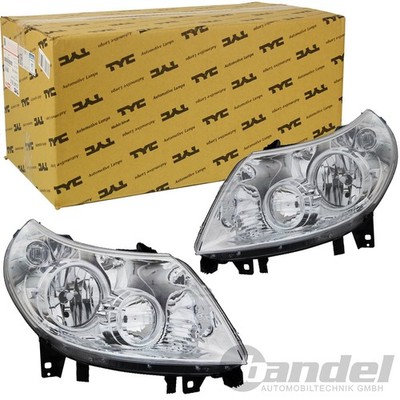 2x TYC SCHEINWERFER LINKS+RECHTS MIT LWR für FIAT DUCATO CITROEN JUMPER 06-10